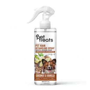 Coconut & Vanilla Pet Detangling Spray – Smooth & Moisturizing Grooming Spray for Dogs & Cats 200 ML